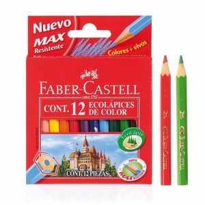 Lápices FABER CASTELL x12 CORTOS
