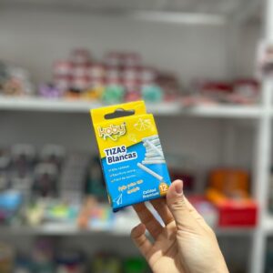 Tizas blancas 12 unidades