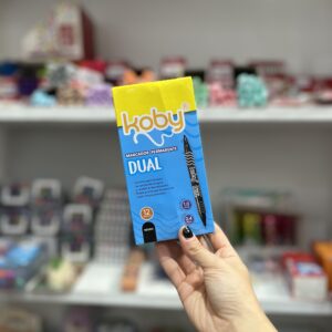 Marcador doble punta permanente por unidad