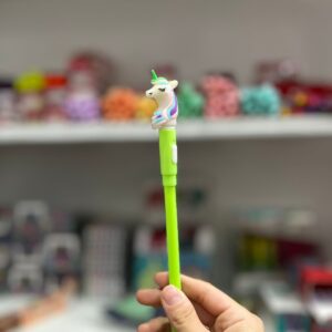 Lapicera unicornio con luz